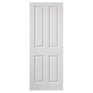 Malysian Door – White Color – 4 Panels Design